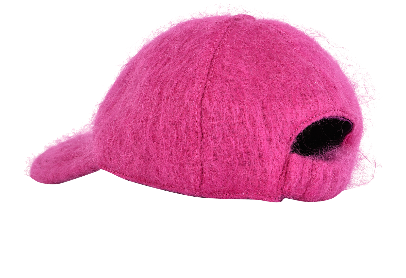 Gucci GG Baseball Cap, &pound;150, Accessories, Pink, Mohair, Back view